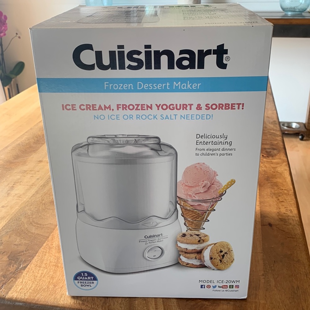 Brand New never opened Cuisinart Ice Cream Maker
